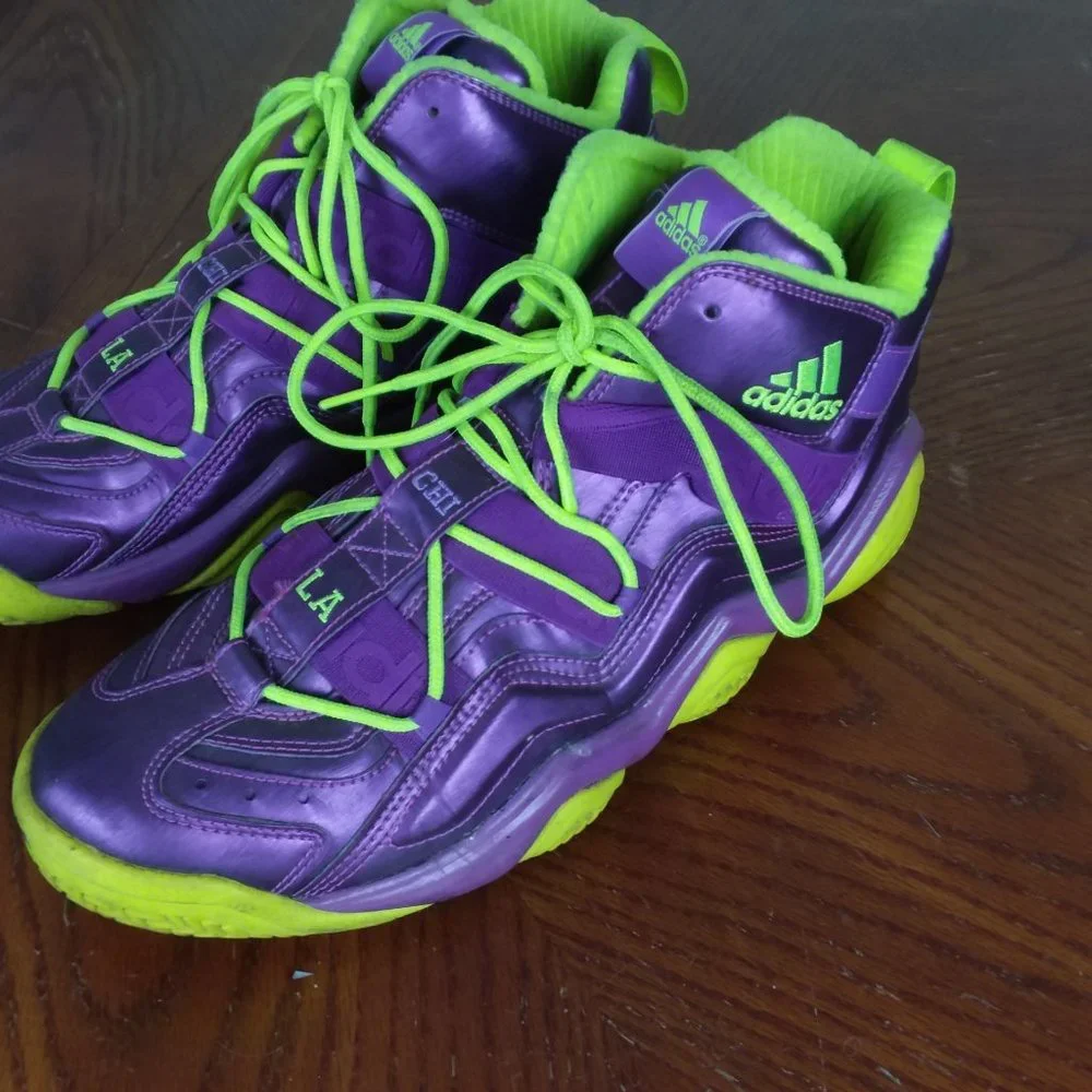 ADIDAS LA Lakers Los Angelos NBA Shoes Size 11